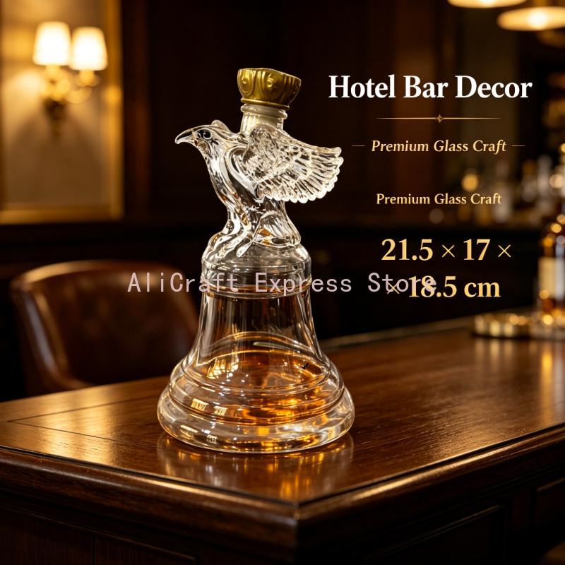 Vintage Collectible Liquor Bottles - 250th インディペンデンス イーグル ベル ガラスワインボトル ヴィンテージ