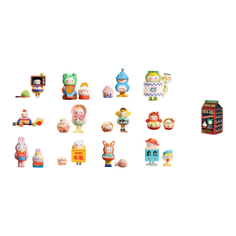 Vintage And Collectible Stores - POP MART ボボ＆ココ ヴィンテージ雑貨店コレクション ミステリーボックス シングルミステリーボックス/全箱12個入り
