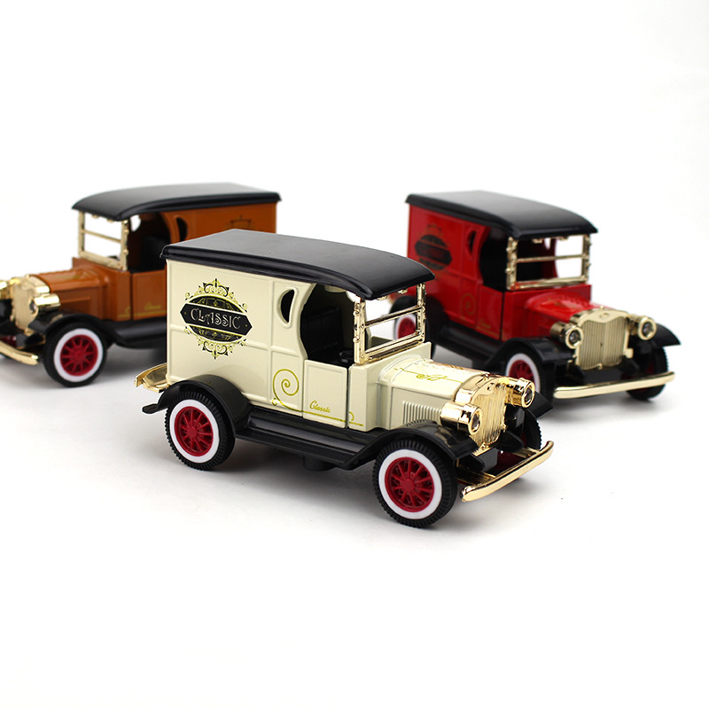 Vintage And Collectible Toys - レトロスタイルの合金フォードカー,男の子へのギフト,収集玩具,1個