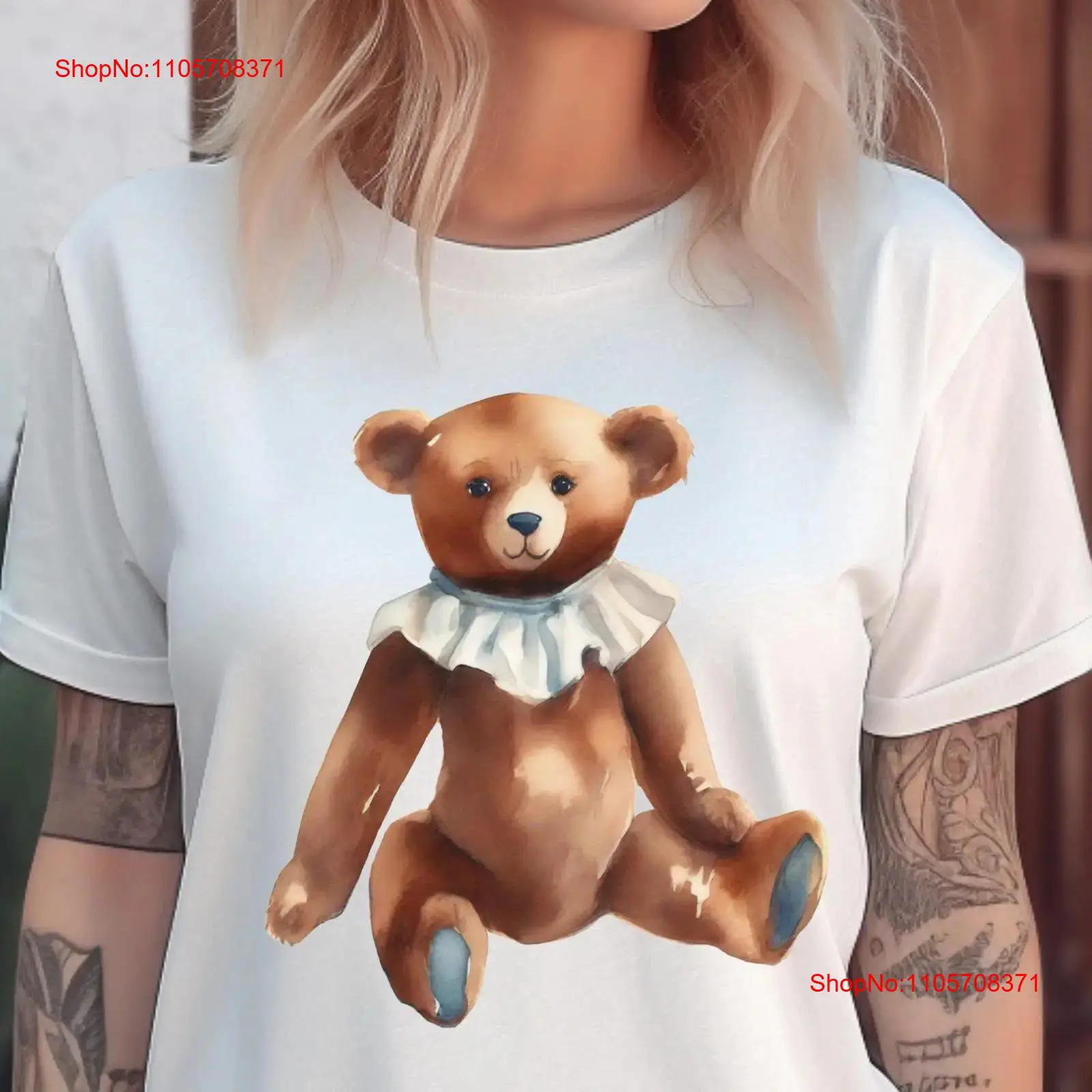 Vintage Collectible Teddy Bears - ヴィンテージテディベアおもちゃTシャツ キュートなコレクターズアイテム シャツファン向け ヴィンテージウォッシュ加工 わずかに通気性のある ファッションカジュアル