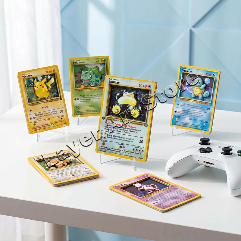 3D ポケモンレイヤードカードヴィンテージカビゴンジャングル - Vintage And Collectible Toys のレビューと価格