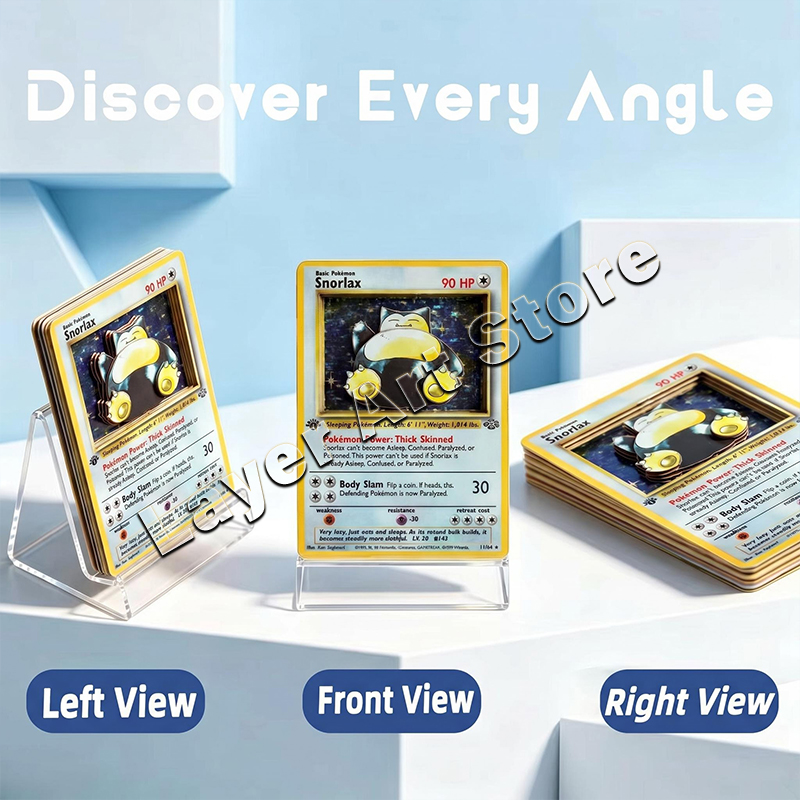 3D ポケモンレイヤードカードヴィンテージカビゴンジャングル - Vintage And Collectible Toys のレビューと価格