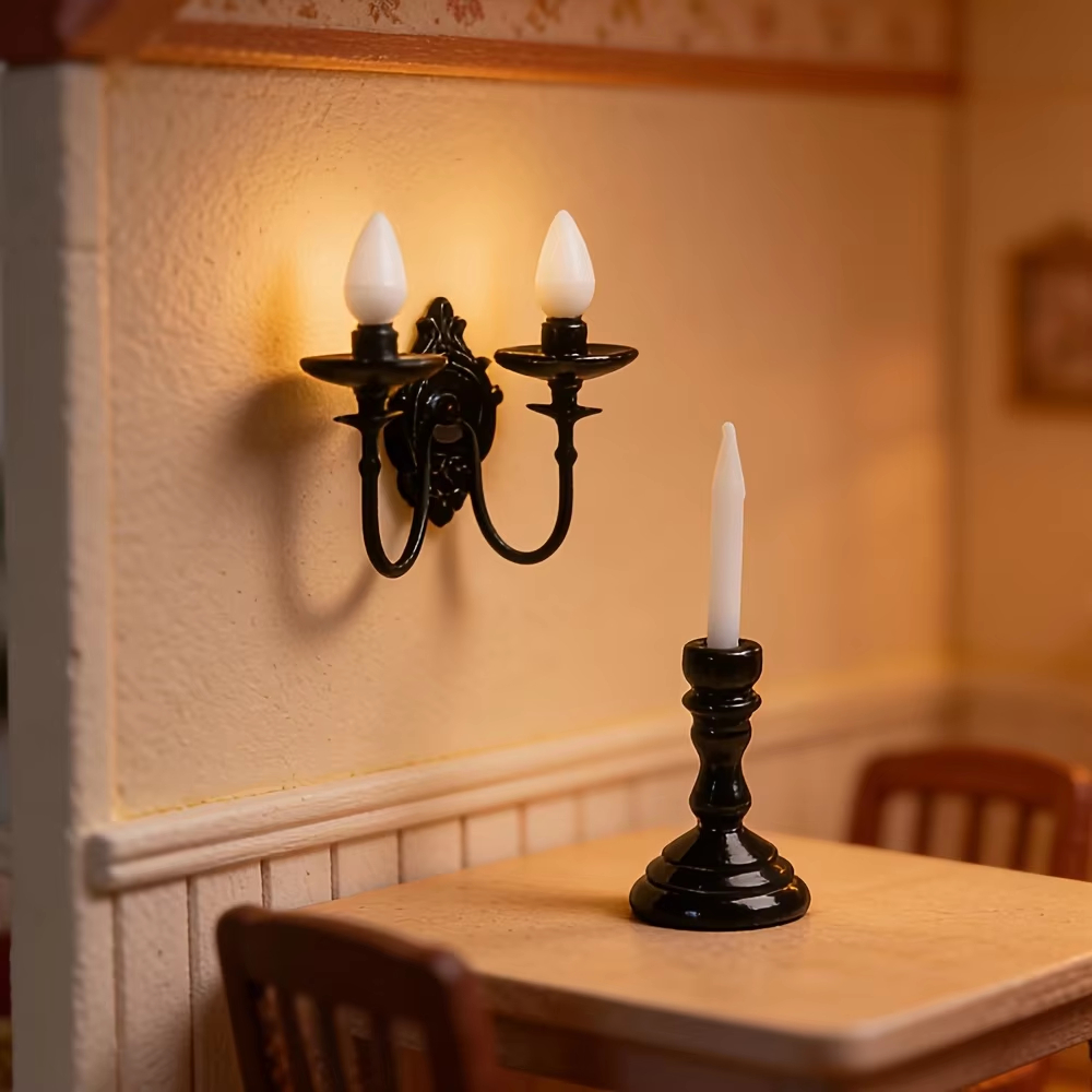 ヴィンテージウォールランプキャンドル 1:12スケール ミニ - Collectible Vintage Lamps のレビューと価格