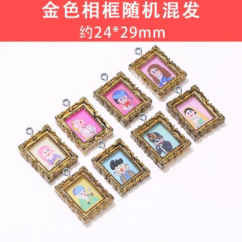 10 個フラットバックカボションヴィンテージ樹脂フォトフレー - Vintage Collectible Item のレビューと価格