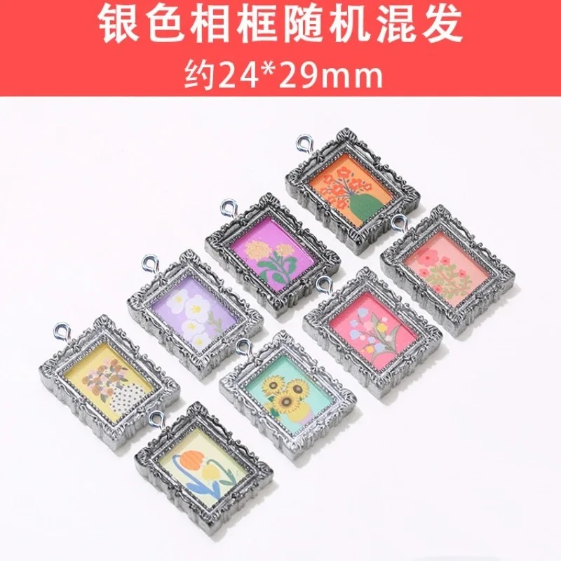 10 個フラットバックカボションヴィンテージ樹脂フォトフレー - Vintage Collectible Item のレビューと価格