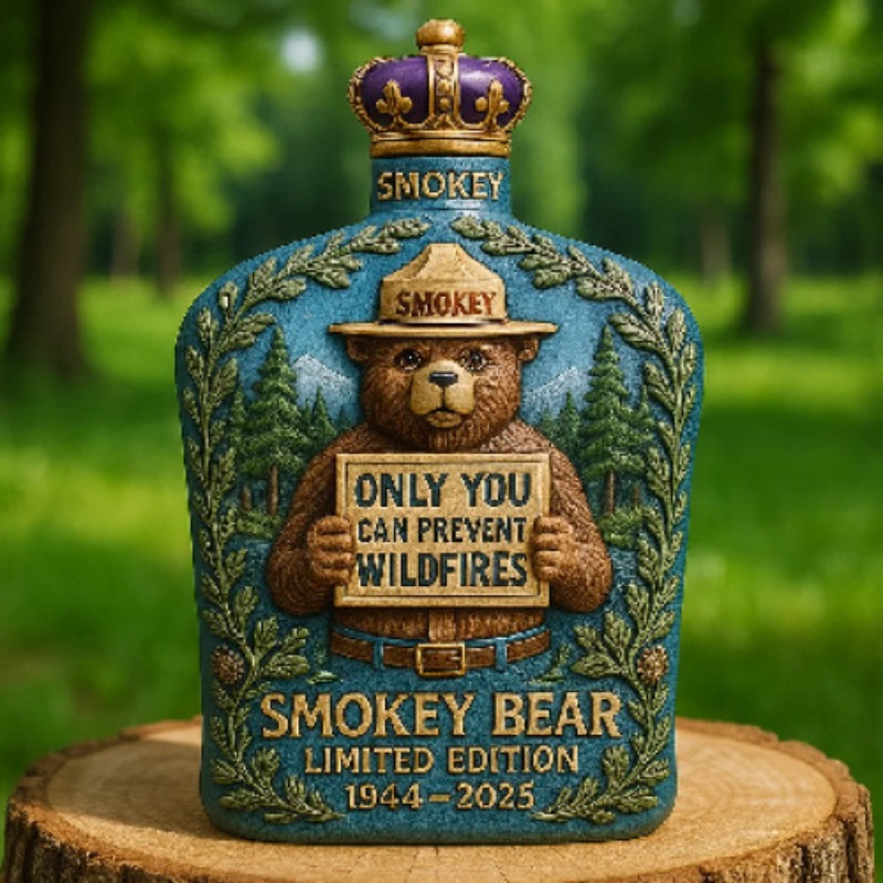 スモーキーベア防火ウィスキーデカンタヴィンテージ酒瓶バーディ - Vintage Collectible Liquor Bottles のレビューと価格
