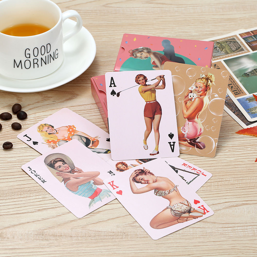 ヴィンテージセクシーなビキニビューティートランプ、かわいい女 - Vintage Collectible Playing Cards のレビューと価格
