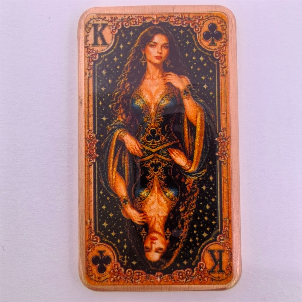 1オンス .999純銅バー ポーカー プレイカード キング  - Vintage Collectible Playing Cards のレビューと価格