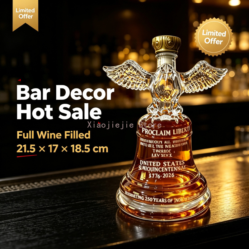 250周年記念 アメリカ独立記念 イーグル リバティベル ガ - Vintage Collectible Liquor Bottles のレビューと価格
