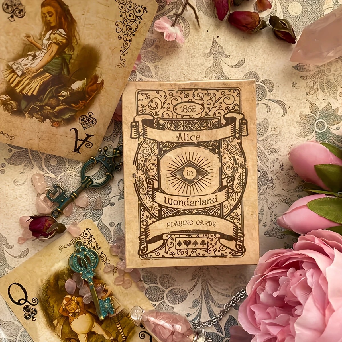 54枚入り アリス ヴィンテージ ペーパー ポーカーカード  - Vintage Collectible Playing Cards のレビューと価格