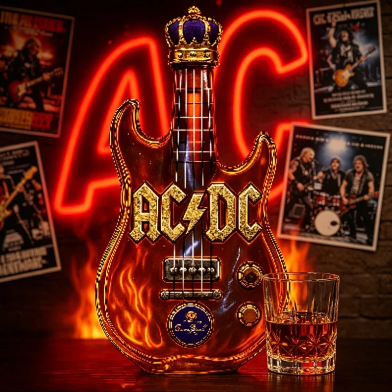 レトロなエレキギター型のウイスキーデキャンタ、ヴィンテージロ - Vintage Collectible Liquor Bottles のレビューと価格
