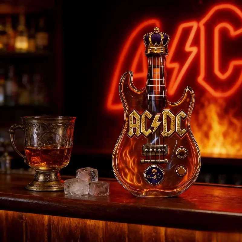 レトロなエレキギター型のウイスキーデキャンタ、ヴィンテージロ - Vintage Collectible Liquor Bottles のレビューと価格