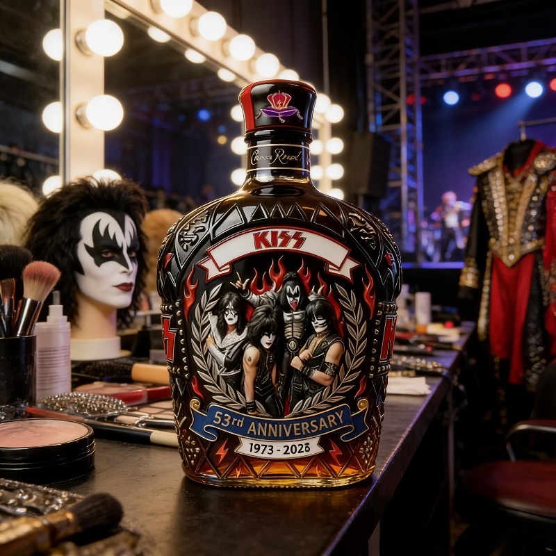 コレクターズアイテム KISSバンド風ウイスキーデキャンタ、 - Vintage Collectible Liquor Bottles のレビューと価格