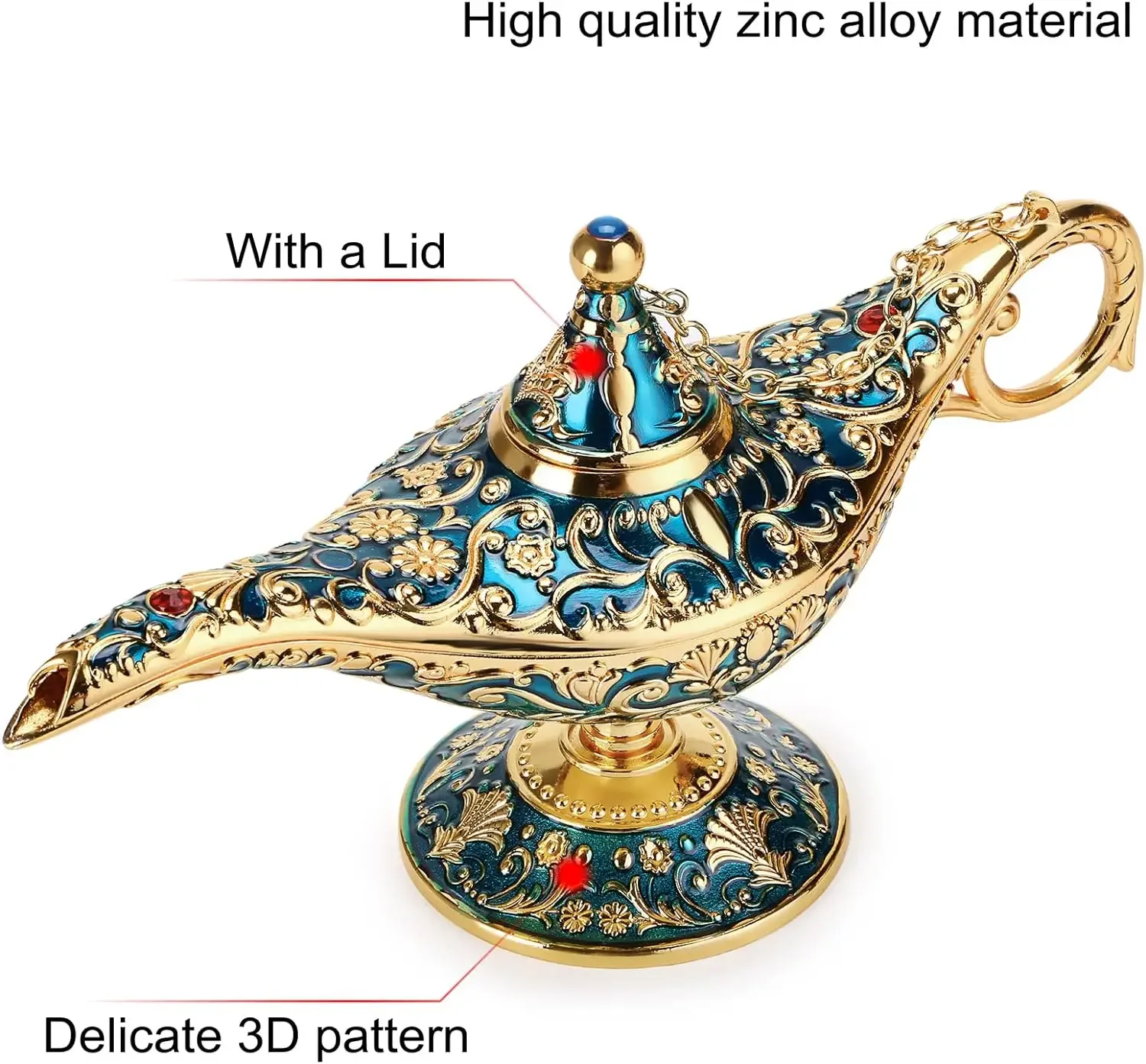ヴィンテージ魔法伝説アラジン魔神ランプ、家庭用ウェディングテ - Collectible Vintage Lamps のレビューと価格