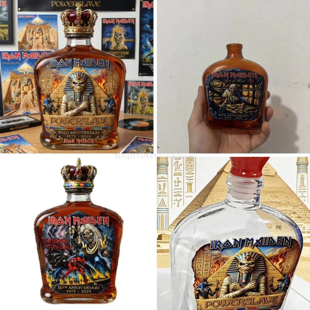 ヴィンテージロックマミー彫刻の酒瓶、クリエイティブなガラス製 - Vintage Collectible Liquor Bottles のレビューと価格
